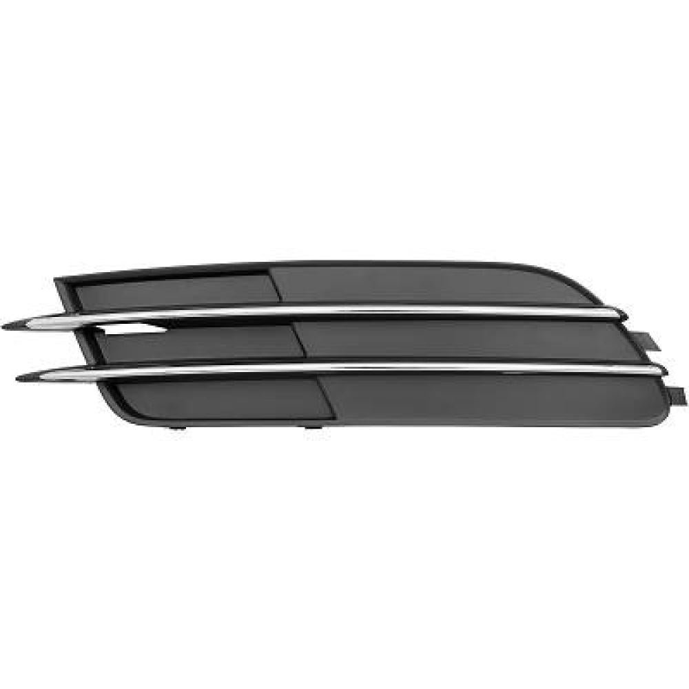 griglia sinistra paraurti anteriore nera goffrata audi a6 4g2 2011 2014 ad0382124