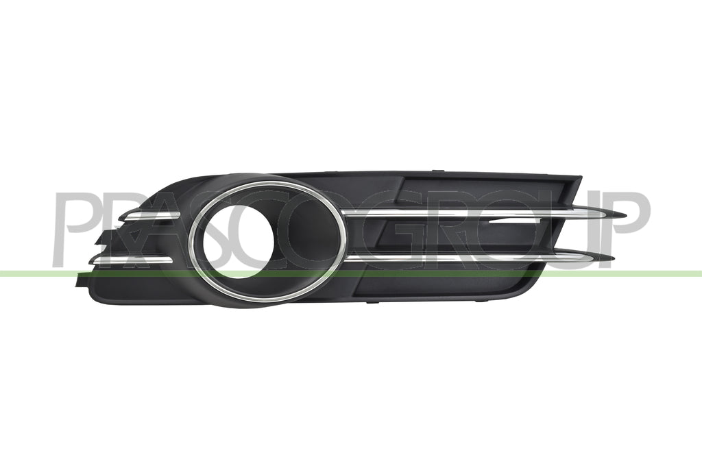 griglia destra paraurti anteriore nera con sede fendi con modanatura cromata audi a6 4g2 2011 2014 ad0382133