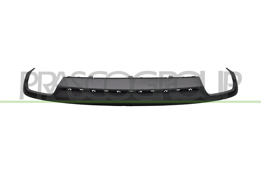 spoiler paraurti posteriore nero goffrato con scarico doppio audi a6 4gc 2016 2019 ad0401861