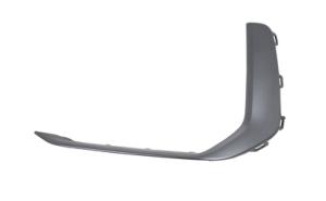 modanatura sinistra griglia radiatore verniciata grigio scuro lucido paraurti anteriore audi a6 c8 sline 2019 ad0441224