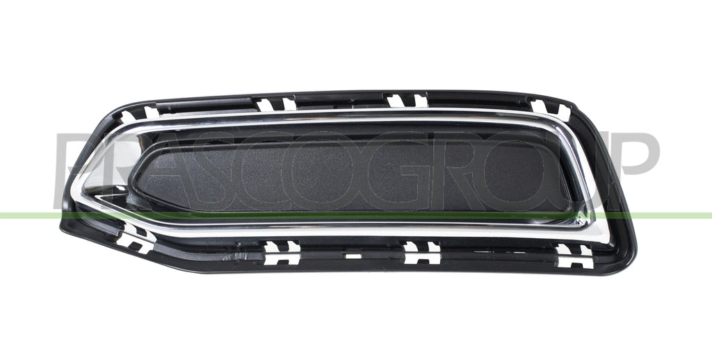 modanatura destra paraurti posteriore nera con cornice cromata audi a6 c8 sline 2019 ad0441253
