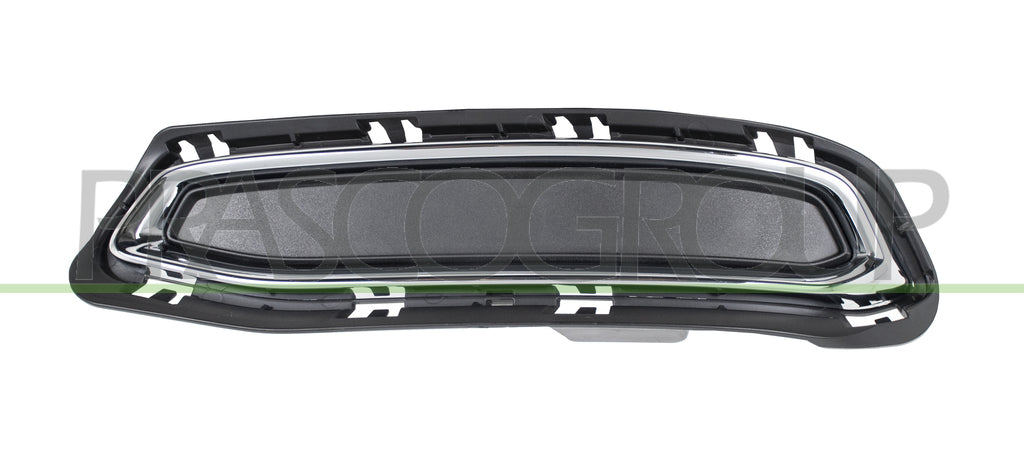 modanatura destra paraurti posteriore nera con cornice cromata audi a6 c8 2019 ad0451253