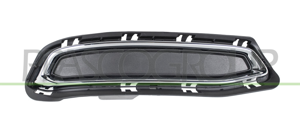 modanatura sinistra paraurti posteriore nera con cornice cromata audi a6 c8 2019 ad0451254