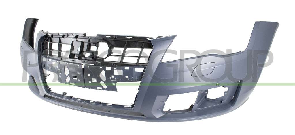 paraurti anteriore con primer con tappo coprigancio con fori pdc supporti con fori e tappi lavafari audi a7 2010 2014 ad0501031