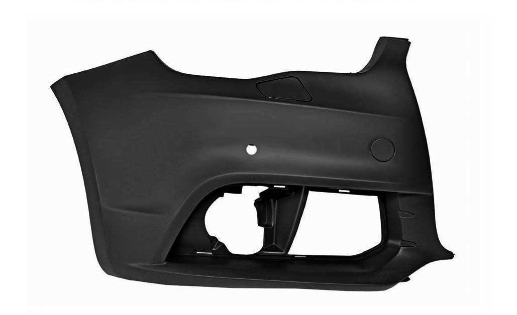 paraurti anteriore destro con primer con tappo copri gancio traino con fori lavafari e tappi con fori pdc supporti audi a1 2010 2014 ad1201113