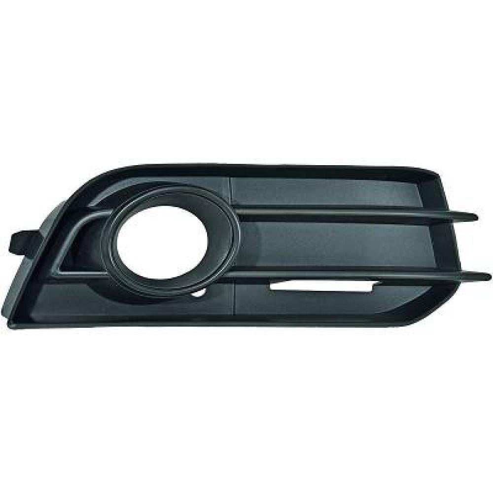griglia sinistra paraurti anteriore nera con sede fendi con cornice nera audi a1 2010 2014 ad1202134