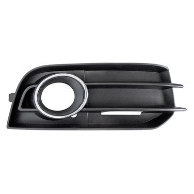 griglia destra paraurti anteriore nera con sede fendi con cornice cromata audi a1 2010 2014 ad1202143