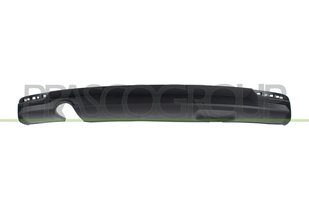 spoiler paraurti posteriore nero goffrato con scarico singolo a sinistra audi a1 2014 2018 ad1221871