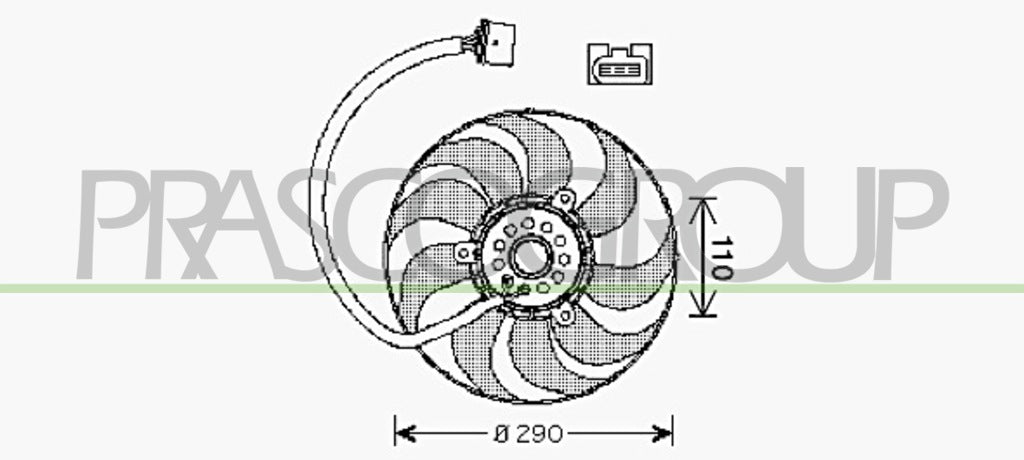 ventola audi tt 8n 1998 2006 ad200f007