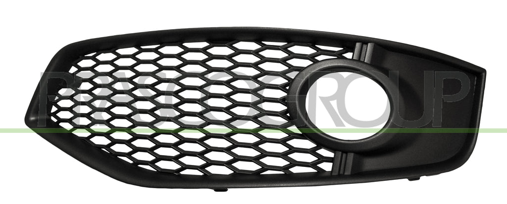 griglia sinistra paraurti anteriore nera con sede fendi mod s3 audi a3 2003 2008 ad3202144