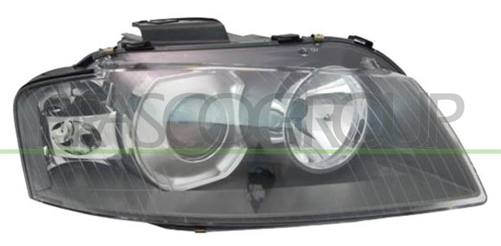 proiettore destro xenon d2s h7 hid elettrico con motore audi a3 2003 2008 ad3204913