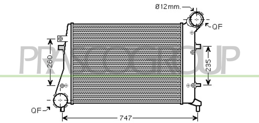 intercooler audi a3 3 5 porte 8p 8pa 2003 2008 ad320n004