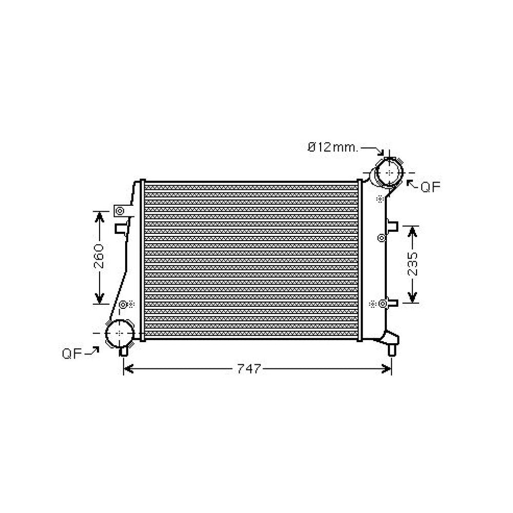 intercooler audi a3 3 5 porte 8p 8pa 2003 2008 1k0145803f