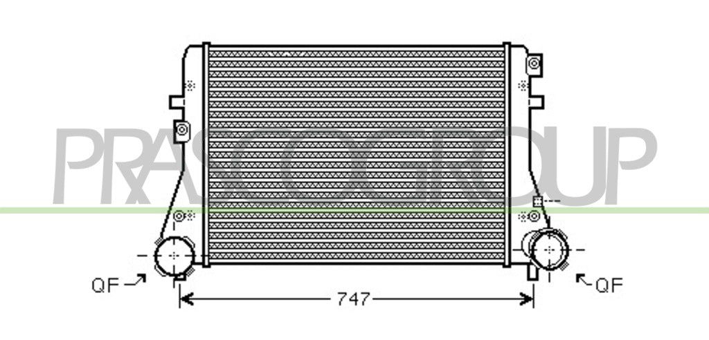intercooler audi a3 3 5 porte 8p 8pa 2003 2008 ad320n006