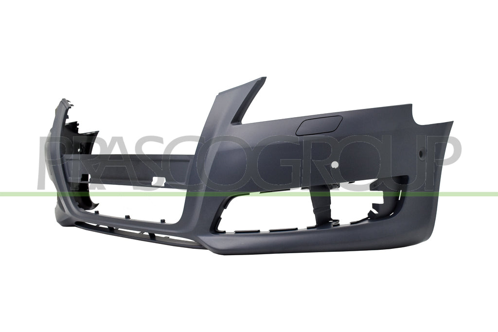 paraurti anteriore con primer con tappo coprigancio con fori pdc e park assist supporti con fori e tappi lavafari audi a3 2008 2012 ad3221031