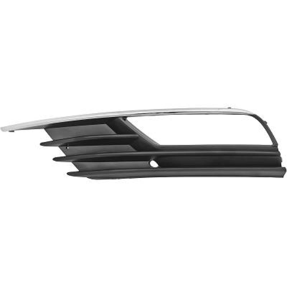 griglia sinistra paraurti anteriore nera con sede fendi con fori modanatura audi a3 4 porte cabrio 8vs 8v7 2012 2016 ad3232134