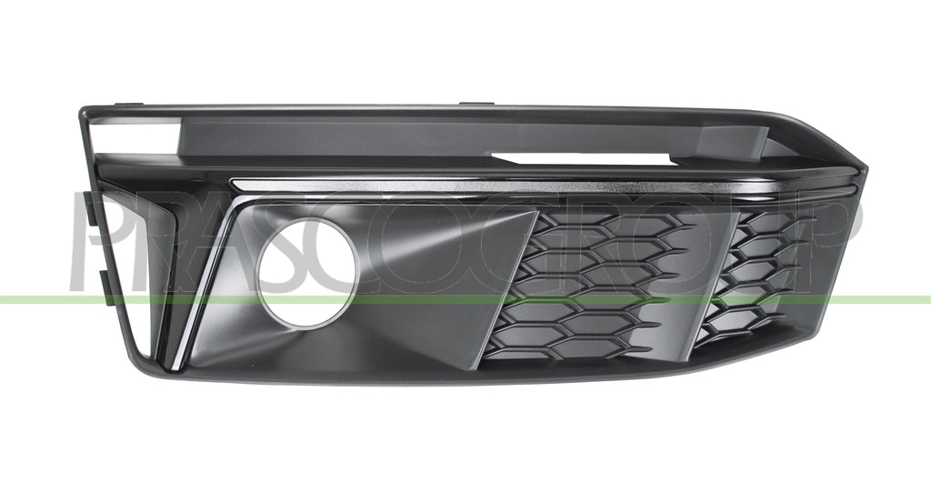 griglia sinistra paraurti anteriore nera con sede fendi con modanatura nera lucida audi a4 b9 sline 2015 2018 ad4002136