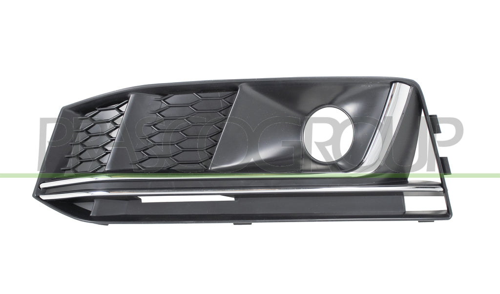 griglia sinistra paraurti anteriore nera con sede fendi con modanatura cromata audi a4 b9 sline 2015 2018 ad4002144