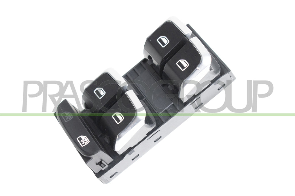 pulsantiera alzacristallo porta anteriore sinistra nera bordo cromato 4 interruttori 10 pins audi q3 8u 2011 2014 ad810ws04