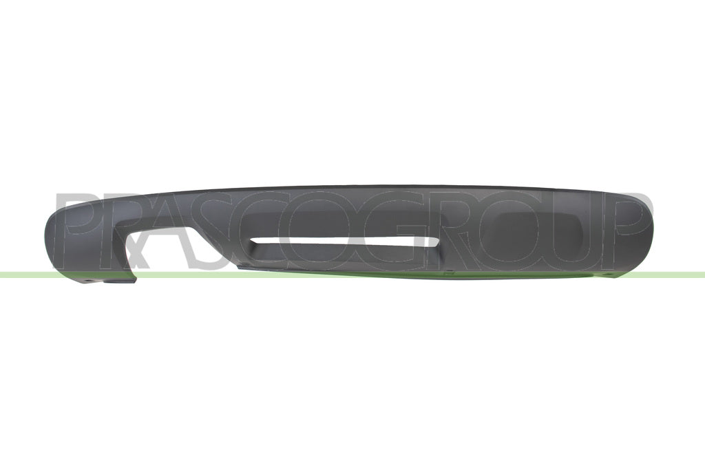 spoiler paraurti posteriore argento scuro con scarico doppio a sinistra audi q3 8u 2014 2016 ad8121851