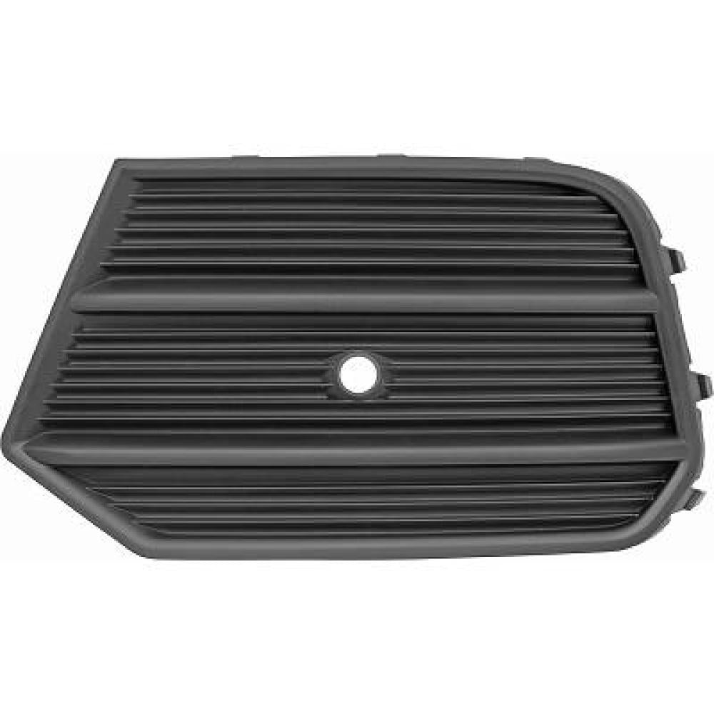 griglia sinistra paraurti anteriore nera goffrata con foro pdc supporto mod 15 audi q3 8u 2014 2016 ad8122134
