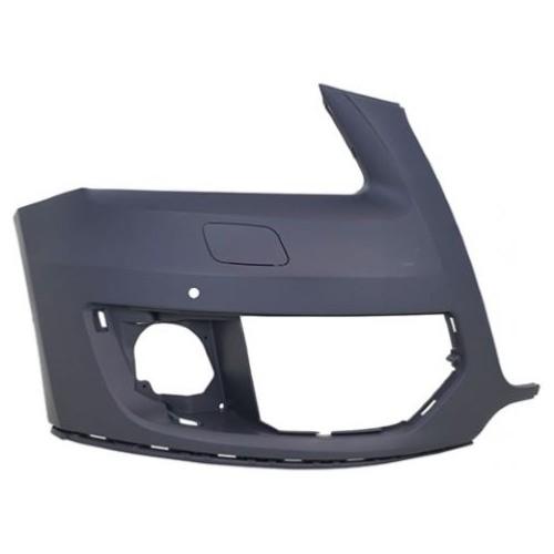 paraurti anteriore destro con primer con fori lavafari e tappi con tracce pdc audi q5 2008 2011 ad8201103