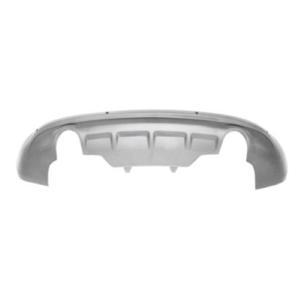 spoiler paraurti posteriore nero goffrato con fori pdc supporti con scarico singolo a destra e a sinistra audi q5 2012 2016 ad8221861