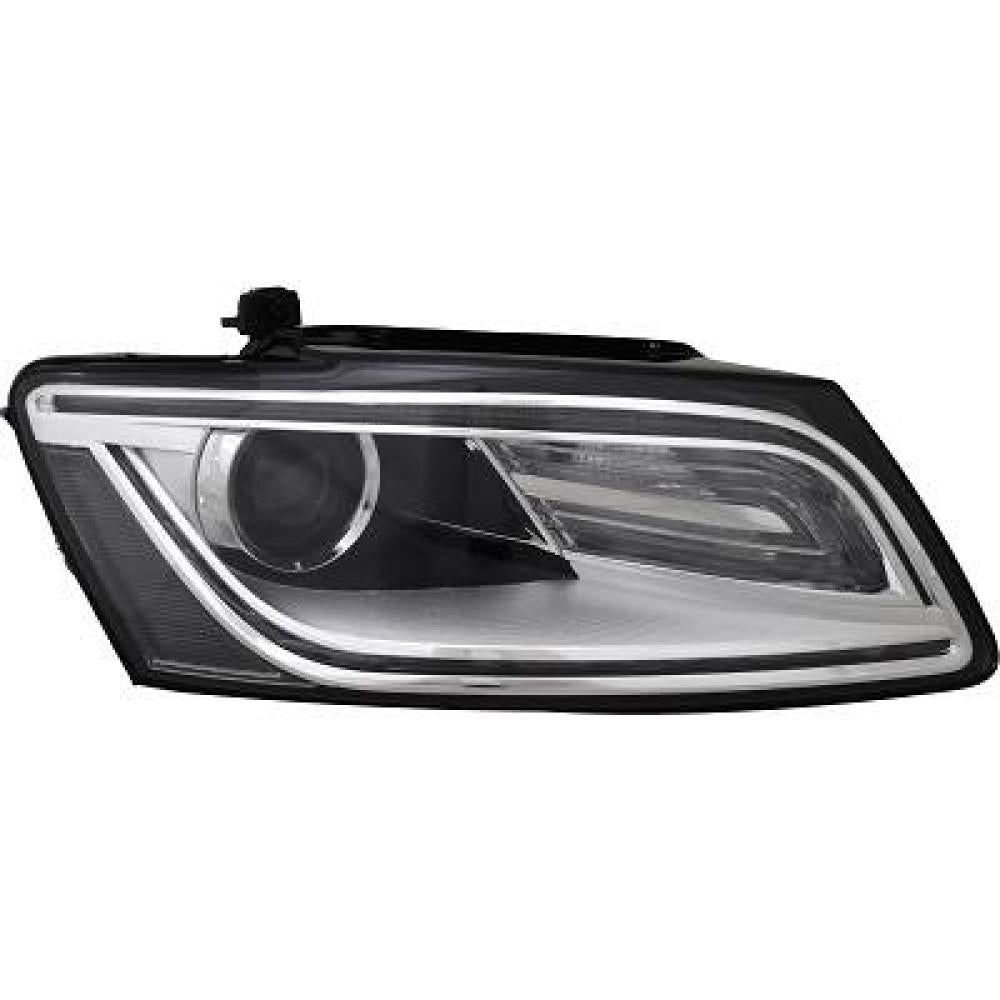 proiettore destro xenon d3s h7 elettrico con motore con luce diurna a cromato led audi q5 2012 2016 ad8224903