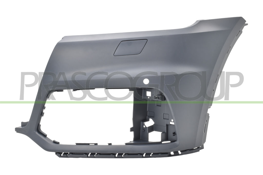 paraurti anteriore sinistro con primer con fori lavafari e tappi con fori pdc supporti audi q5 fy 2017 2020 ad8241114