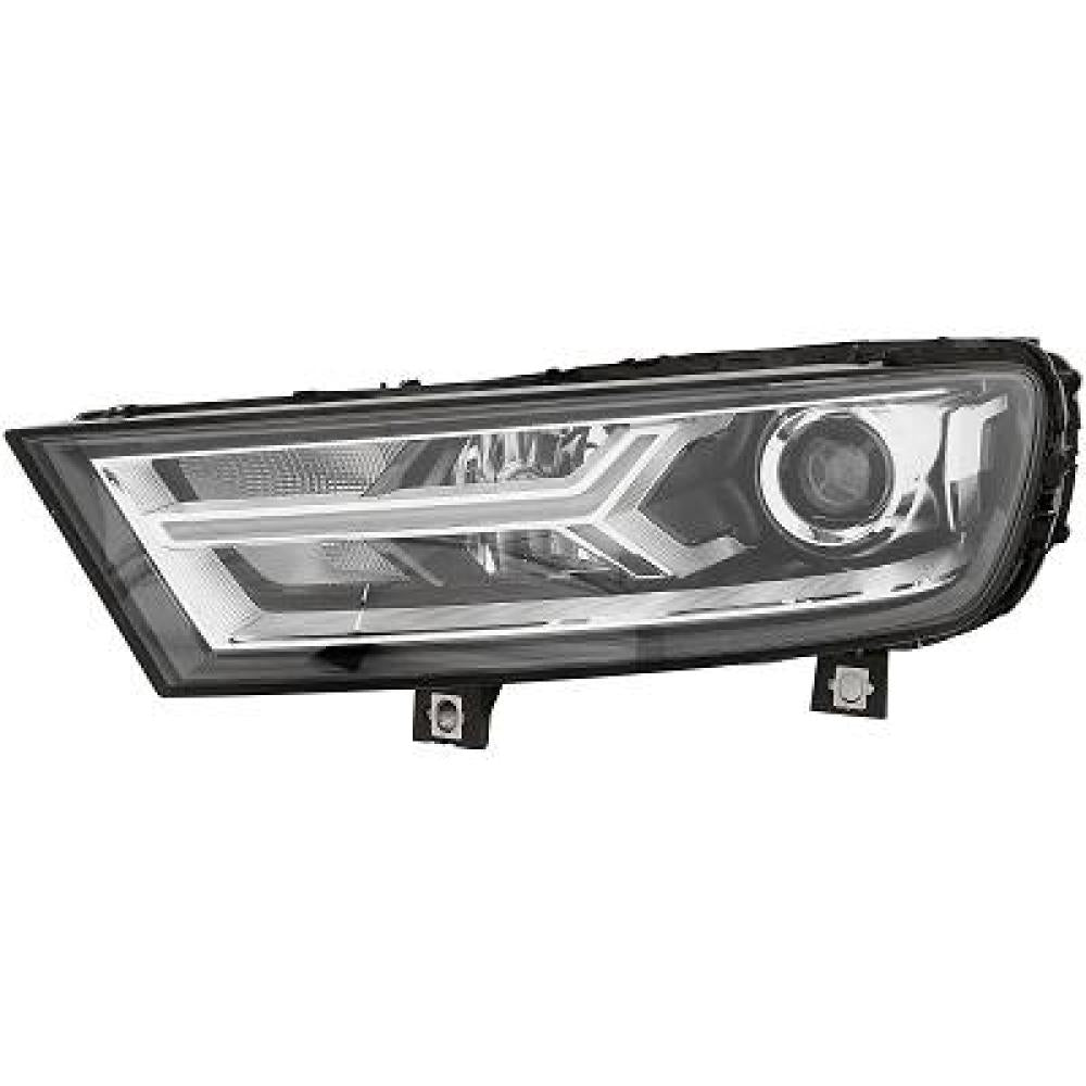 proiettore sinistro d5s h7 elettrico con motore con luce direzionale con luce diurna led audi q7 2015 2019 ad8344914