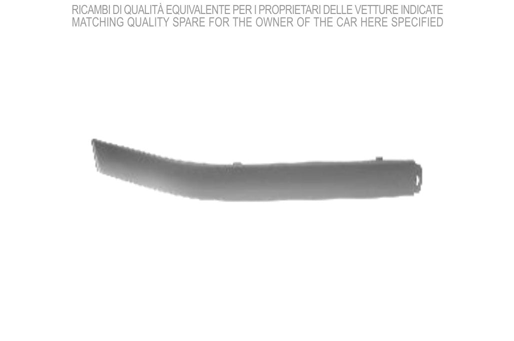 modanatura destra paraurti anteriore nera goffrata bmw 3 series e36 1990 1998 bm0141243