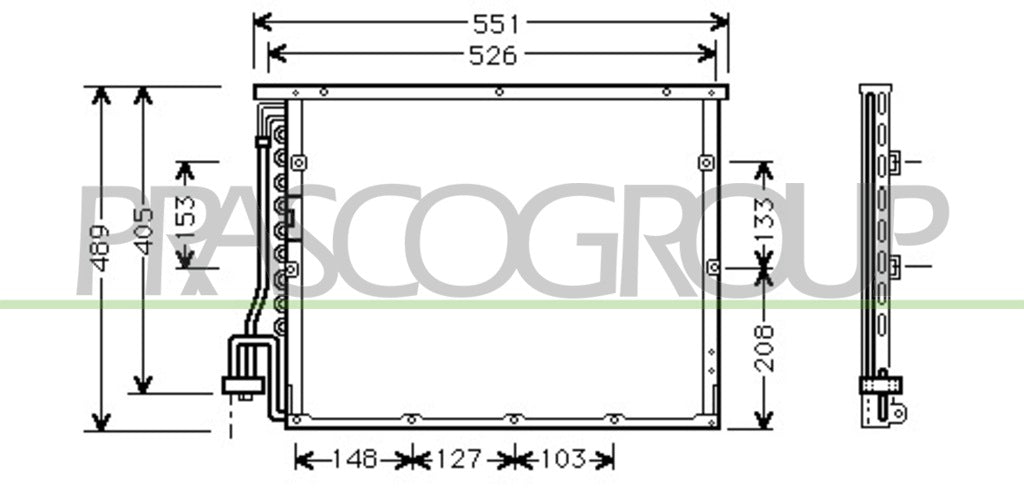 condensatore bmw 3 series e36 1990 1998 bm014c001