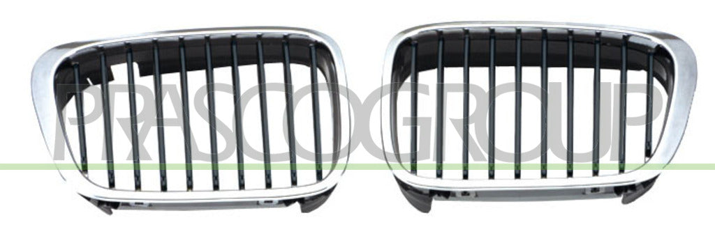 griglia radiatore destra cromata nera mod coupe bmw 3 series e46 1998 2001 bm0182023