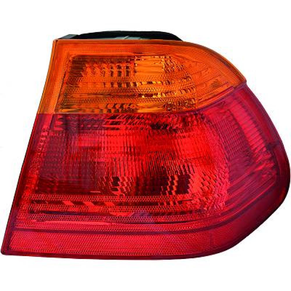 fanale posteriore sinistro esterno senza portalampada mod 4 porte arancione rosso bmw 3 series e46 1998 2001 bm0184154