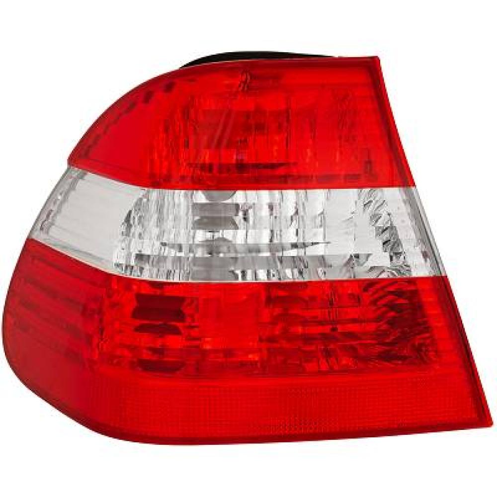 fanale posteriore sinistro esterno senza portalampada mod 4 porte bianco rosso bmw 3 series e46 1998 2001 bm0184156