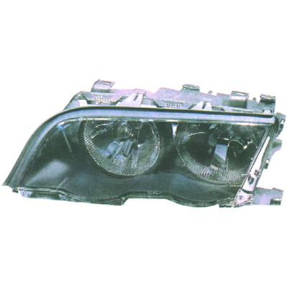 proiettore destro h7 h7 elettrico con motore nero bmw 3 series e46 1998 2001 bm0184905