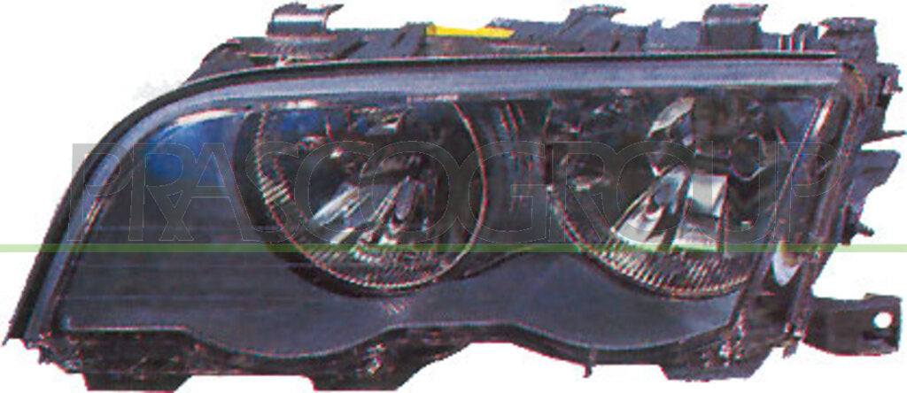 proiettore sinistro h7 h7 elettrico con motore nero bmw 3 series e46 1998 2001 bm0184906