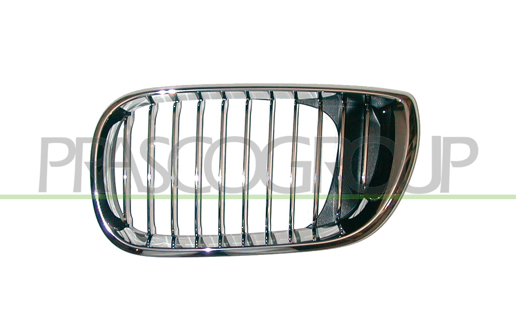griglia radiatore sinistra cromata cromata nera bmw 3 series e46 2001 2005 bm0202014