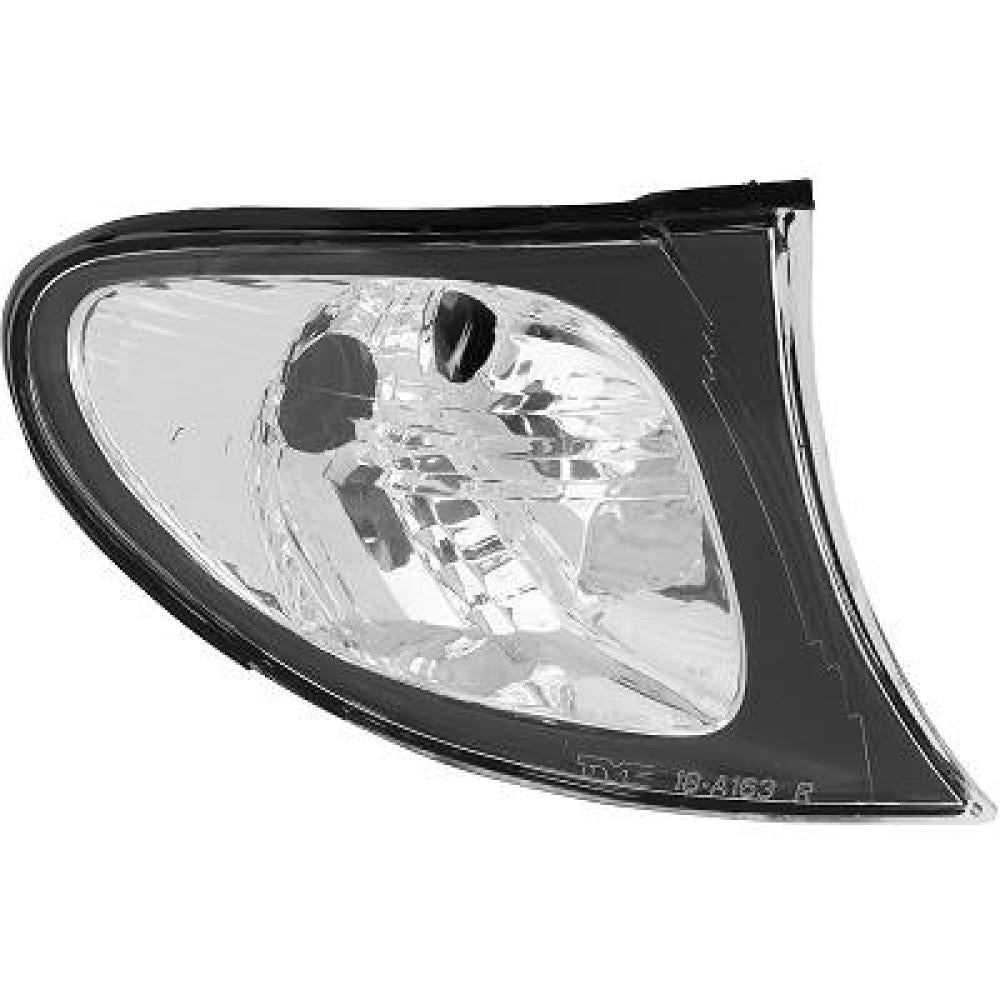 fanale anteriore destro bianco con portalampada con cornice nera bmw 3 series e46 2001 2005 bm0204013