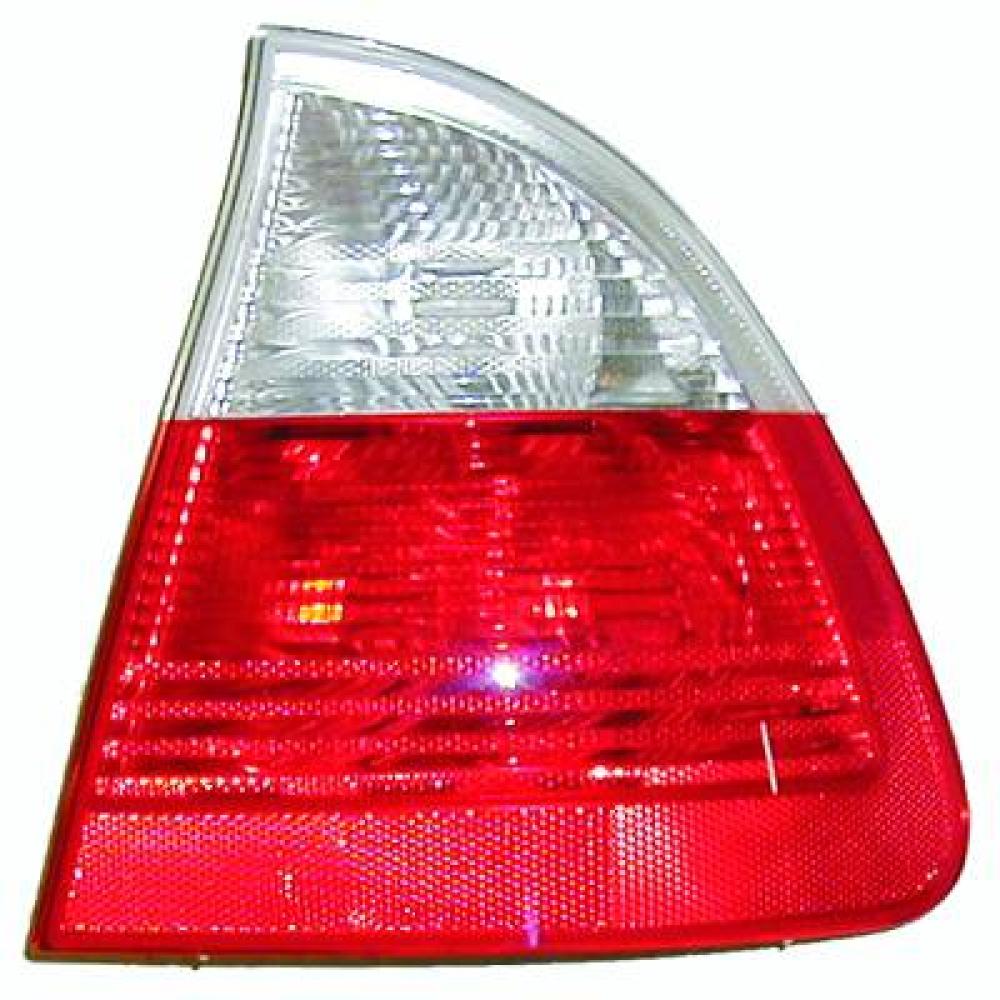 fanale posteriore sinistro esterno senza portalampada bianco rosso mod station wagon bmw 3 series e46 2001 2005 bm0204174
