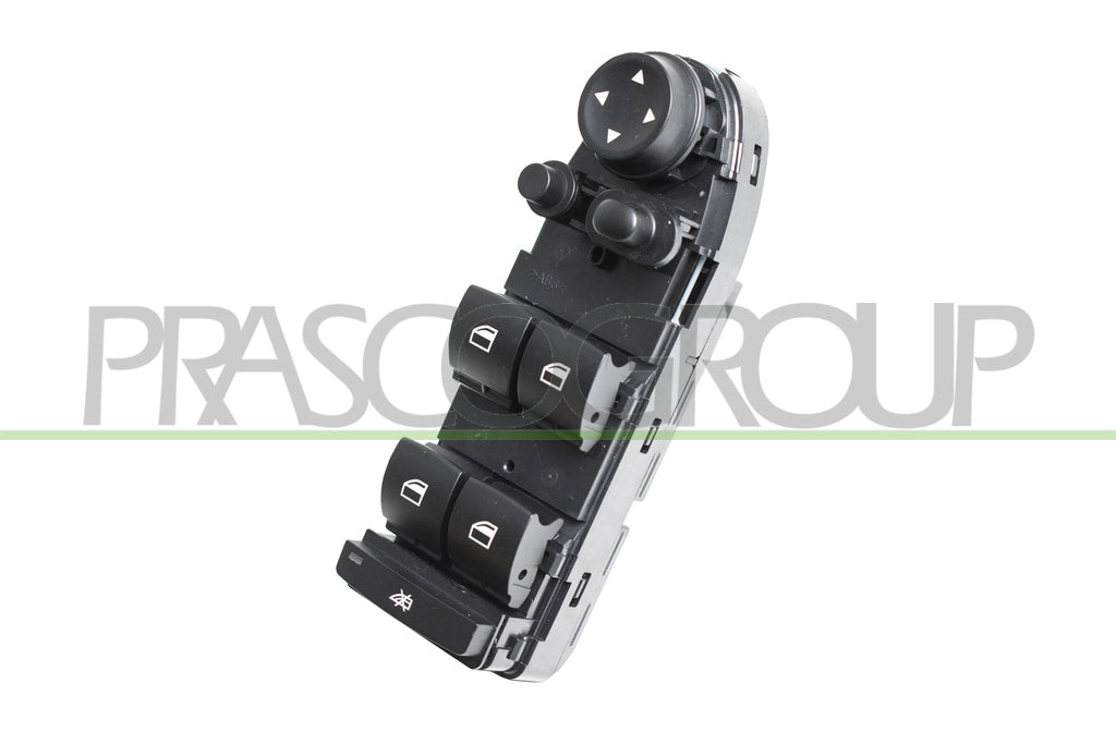 pulsantiera alzacristallo porta anteriore sinistra nera 4 interruttori con funzione chiusura retrovisori 18 pins bmw 3 series e90 e91 2005 2009 bm024ws06
