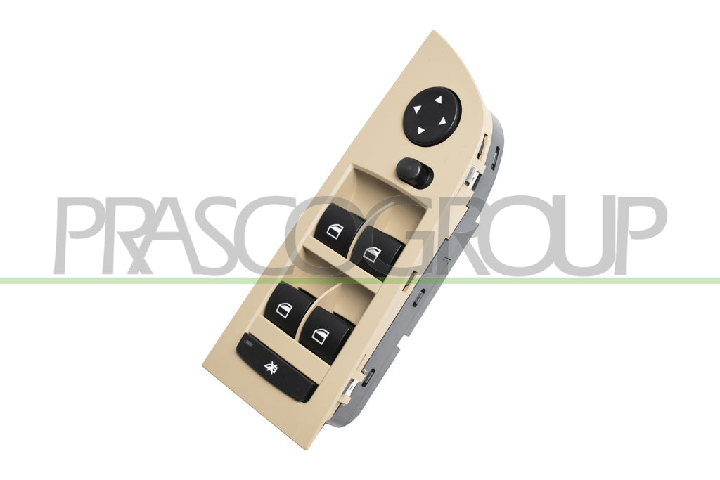pulsantiera alzacristallo porta anteriore sinistra beige 4 interruttori senza funzione chiusura retrovisori 18 pins bmw 3 series e90 e91 2005 2009 bm024ws14