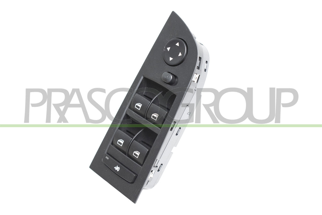 pulsantiera alzacristallo porta anteriore sinistra nera 4 interruttori senza funzione chiusura retrovisori con copertura 18pins bmw 3 series e90 e91 2005 2009 bm024ws34