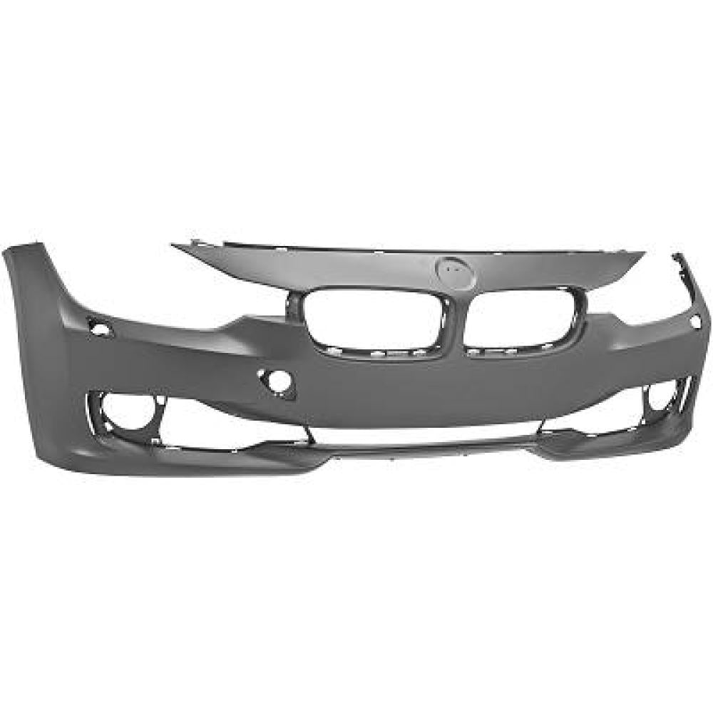 paraurti anteriore con primer con fori pdc supporti con fori lavafari con fori park assist view cam mod basis bmw 3 series f30 f31 2011 2014 51117292996