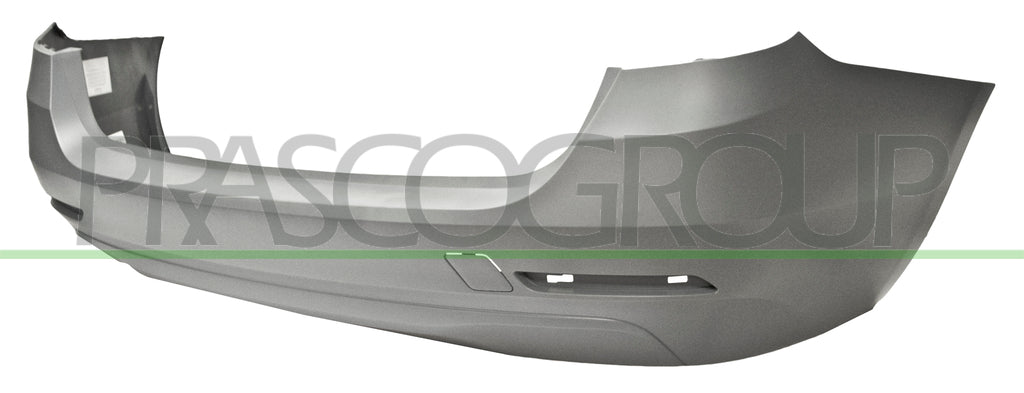 paraurti posteriore con primer con tappo copri gancio con tracce pdc con scarico singolo a sinistra mod station wagon bmw 3 series f30 f31 2011 2014 bm0281060