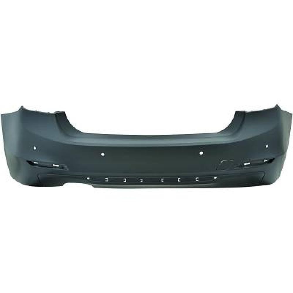 paraurti posteriore con primer con fori pdc con scarico doppio a sinistra mod modern luxury sport 328 4 porte bmw 3 series f30 f31 2011 2014 bm0281062