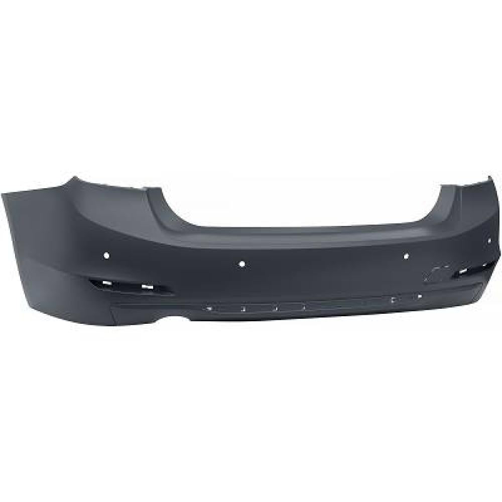 paraurti posteriore con primer con scarico singolo a sinistra mod modern luxury mod sport 316 318 320 4 porte bmw 3 series f30 f31 2011 2014 51127312730