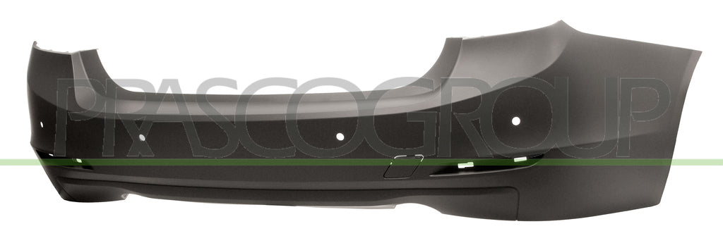 paraurti posteriore con primer con scarico doppio con fori pdc mod 335 basis 4 porte bmw 3 series f30 f31 2011 2014 bm0281093