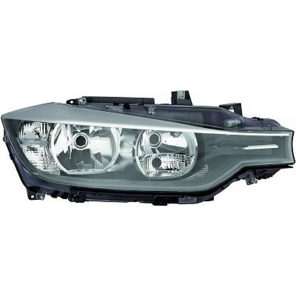 proiettore destro h1 h7 elettrico con motore versione zkw bmw 3 series f30 f31 mtech 2011 2014 bm0284903