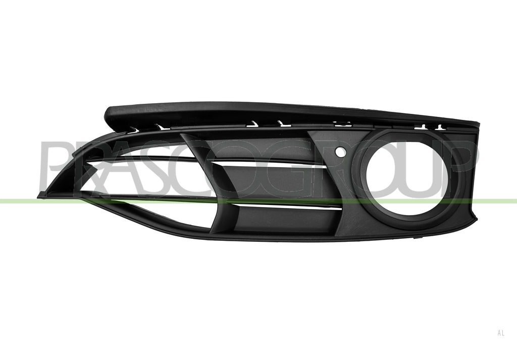 griglia sinistra paraurti anteriore nera con sede fendi con fori modanatura bmw 3 series f34 granturismo 2012 2016 bm0302124